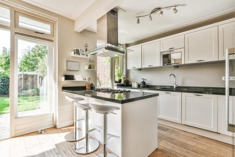 A bright kitchen