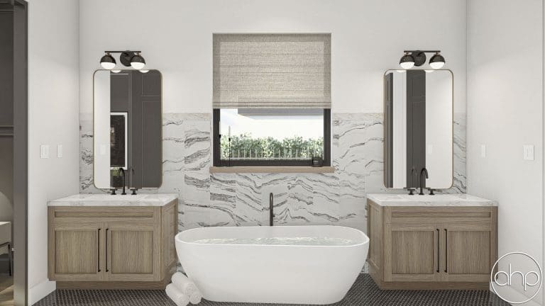 marshall way master bathroom 1