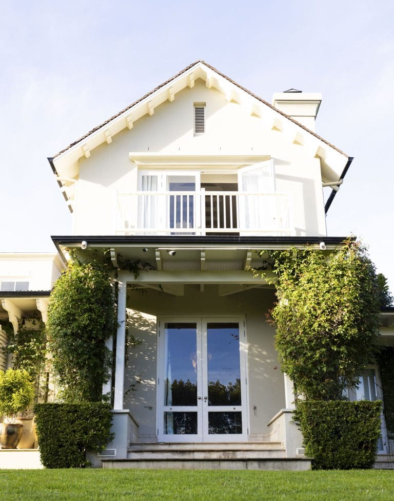 White facade