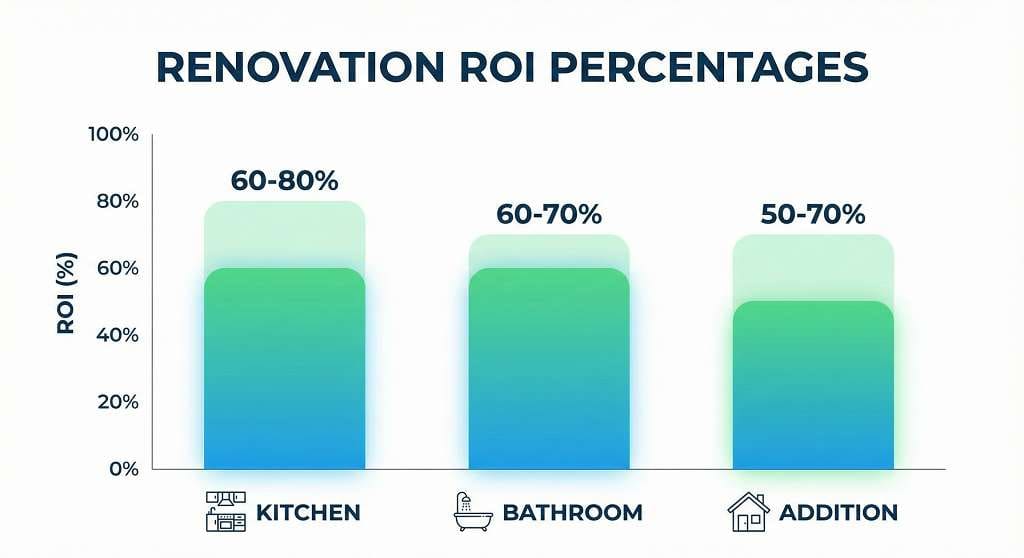 Nashville home renovation return on investment by project type
