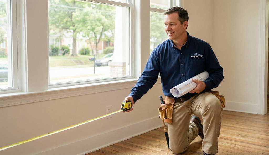 Nashville contractor planning home renovation and providing cost estimate