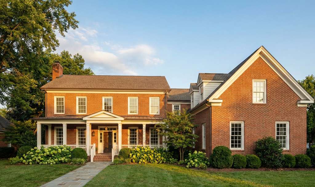 Nashville home addition showing seamlessly integrated room addition with matching exterior by Dapper Builders